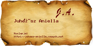 Juhász Aniella névjegykártya